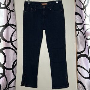 Bitten Sarah Jessica Parker Ankle Zip Crop Jean